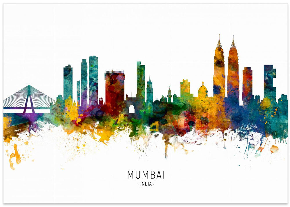 Mumbai Skyline India Bombay