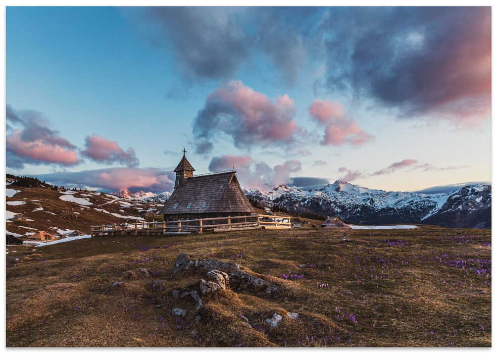 Morning on Velika planina
