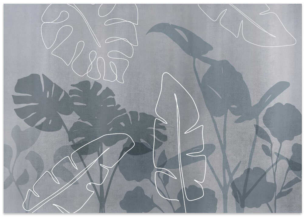 Abstract Botanical and Line