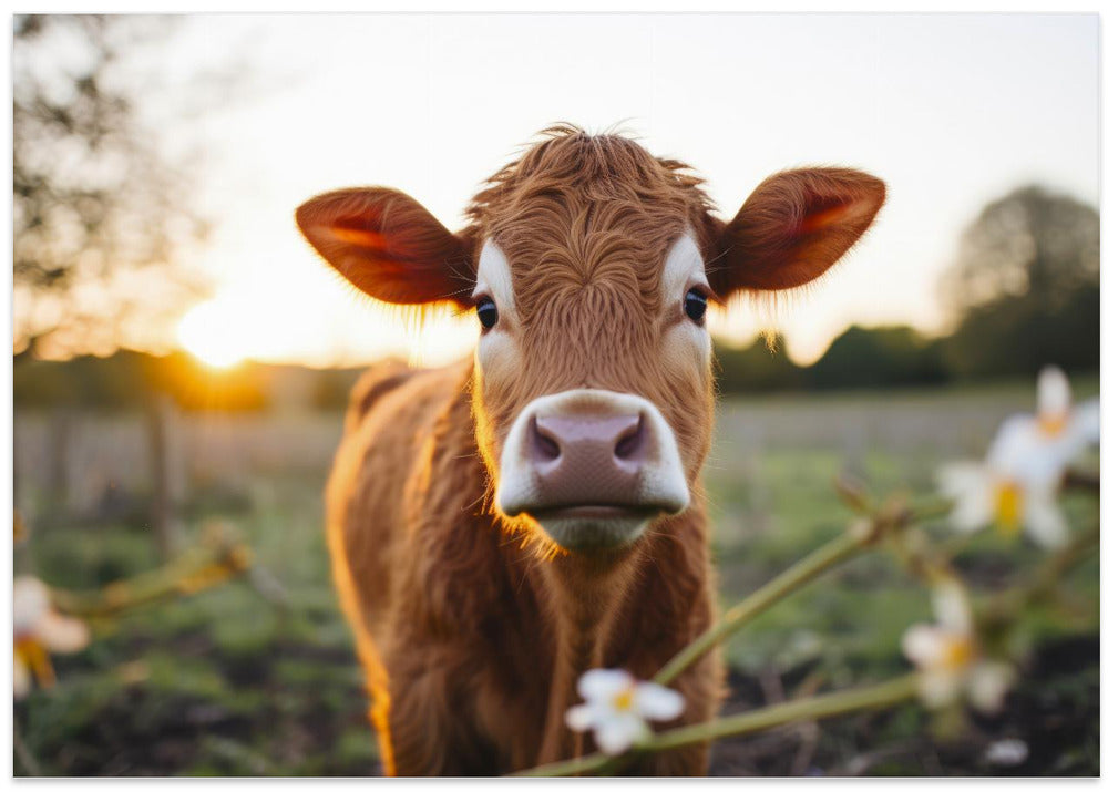Cow at Sunrise