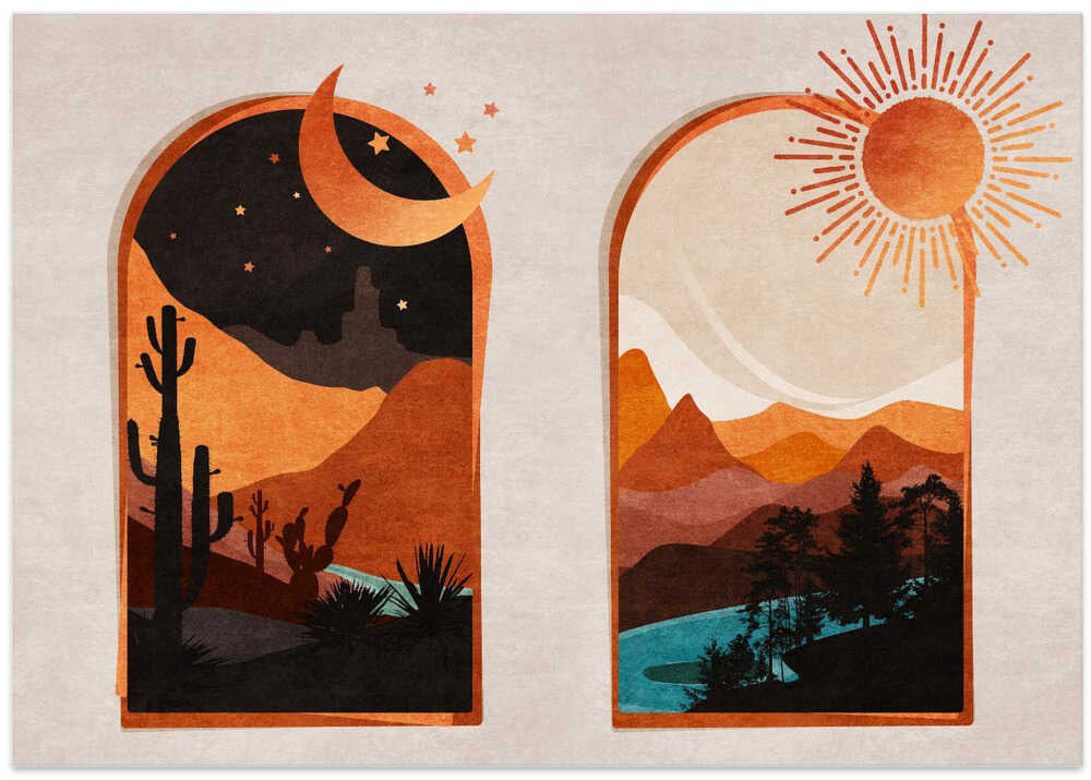 Desert's Dawn & Dusk