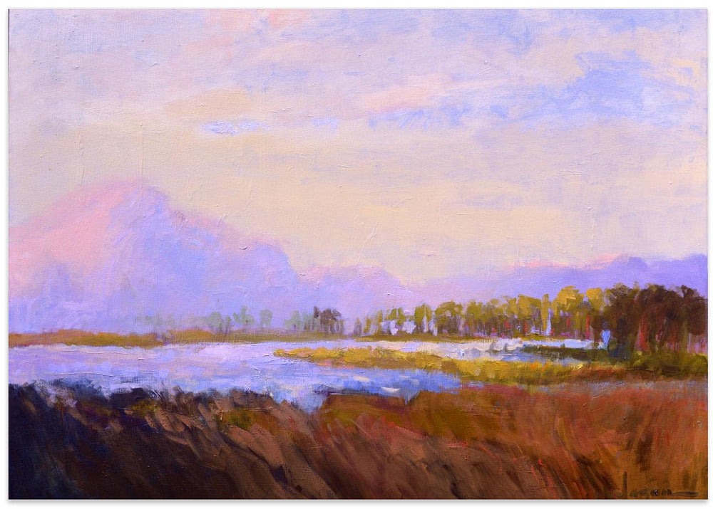 Serene Pastel Landscape