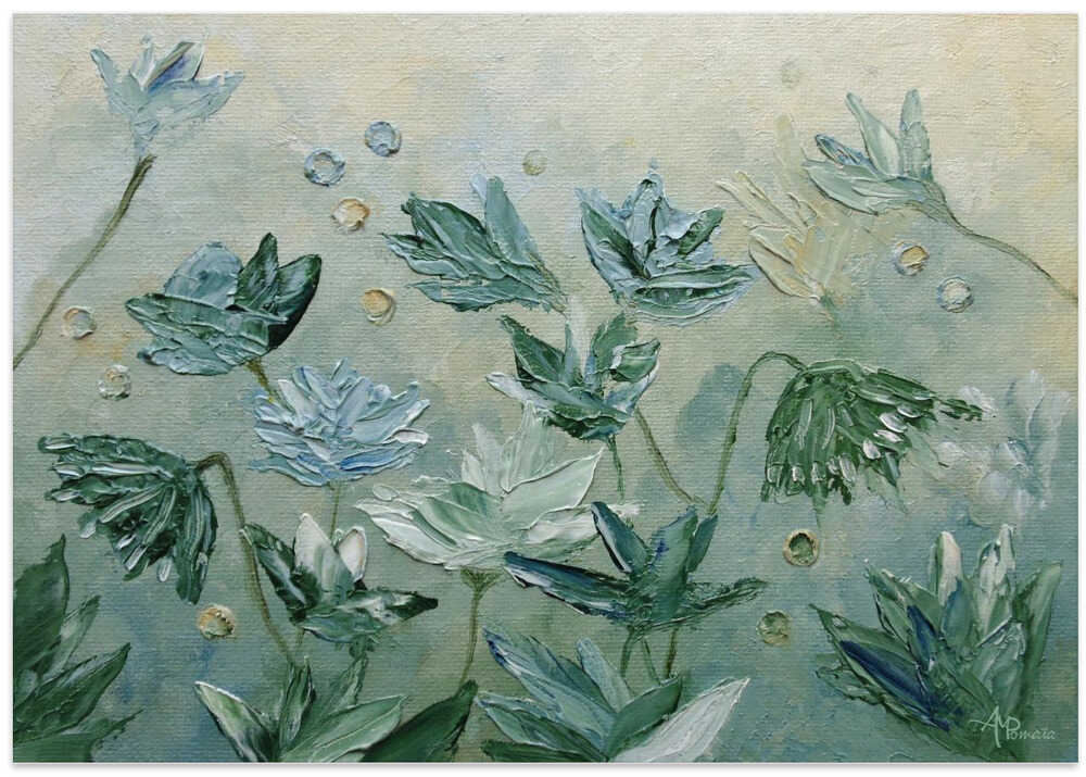 Dark Sea Green Flowers