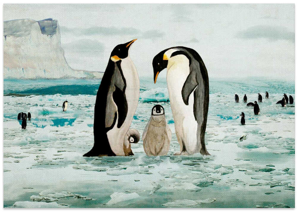 Emperor Penguin Family