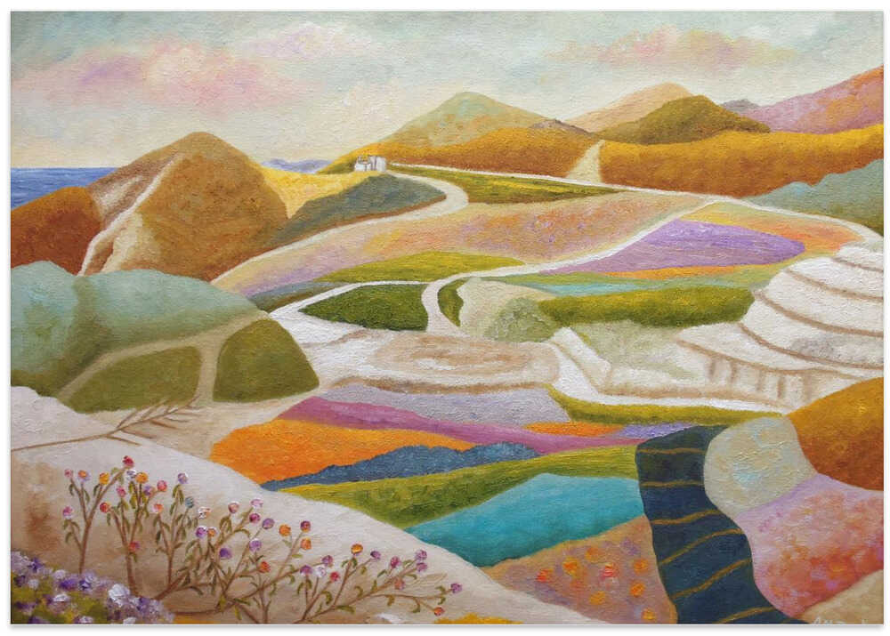 Flowers Sprouting In the Rocky Valley