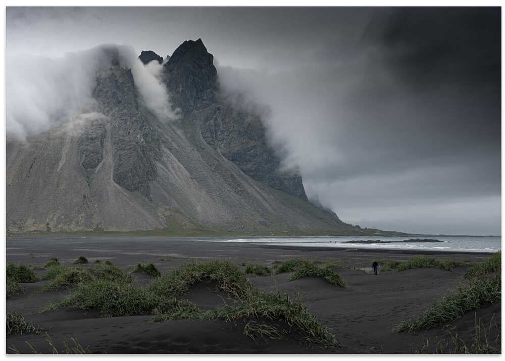 Vestahorn misty morning