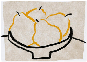 Art Prints of Line art pear