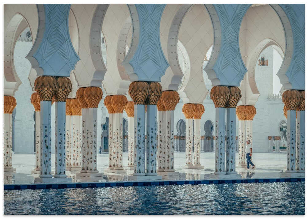 Sheikh Zayed Grand Mosque in Abu Dhabi