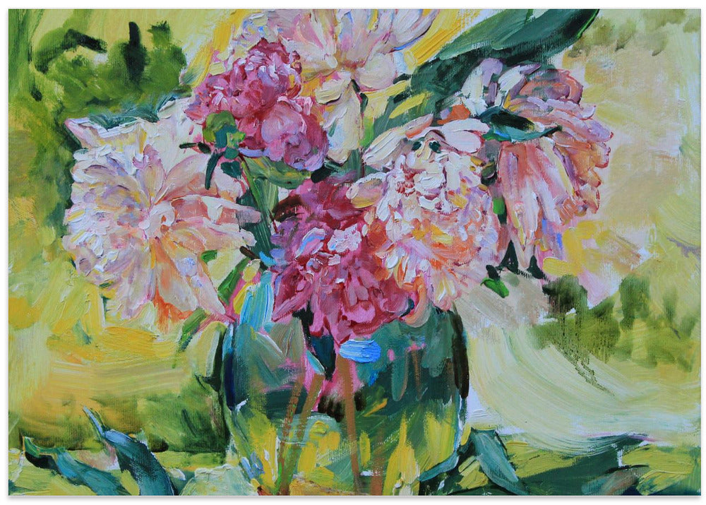 Peonies in a vase