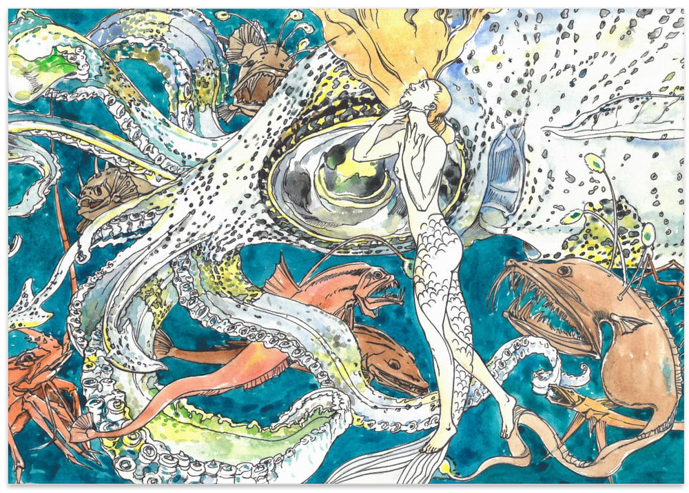 The Little Mermaid and the Wizard