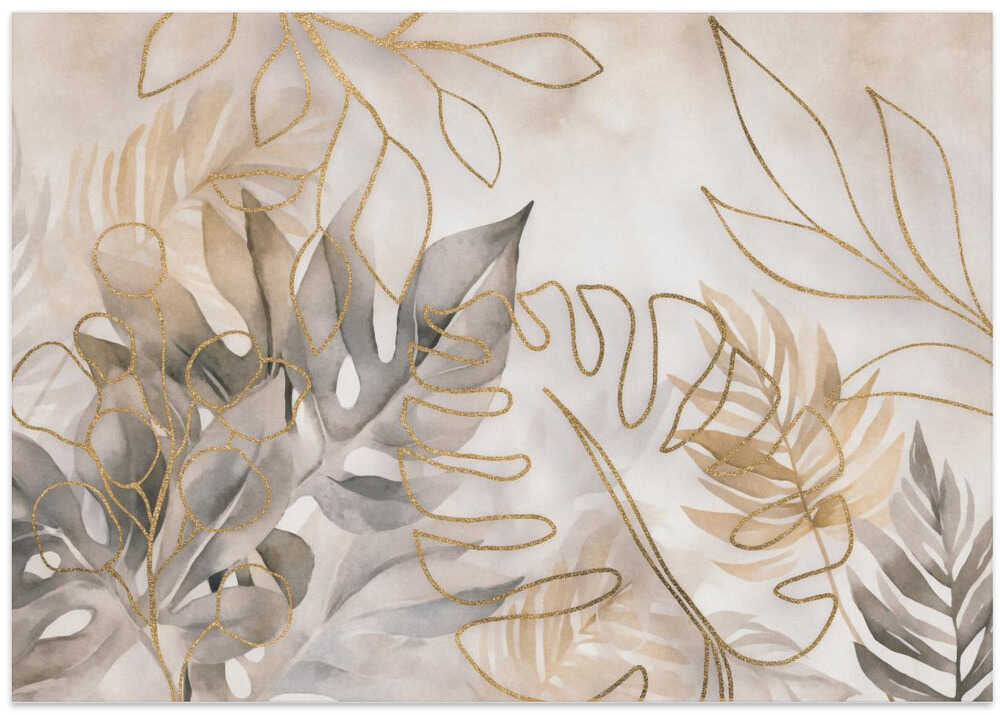 Elegant Tropics Warm Beige