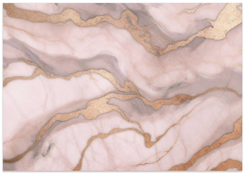 Marble Elegance Rose Gold
