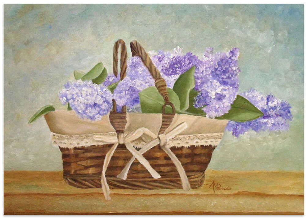 Basket of Lilacs