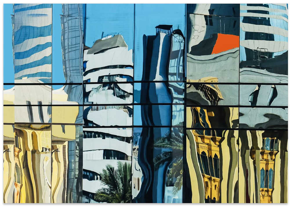 Reflections in glass - Dubai
