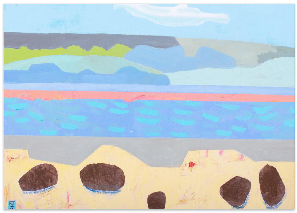 Art Prints of Rocks At Seaside