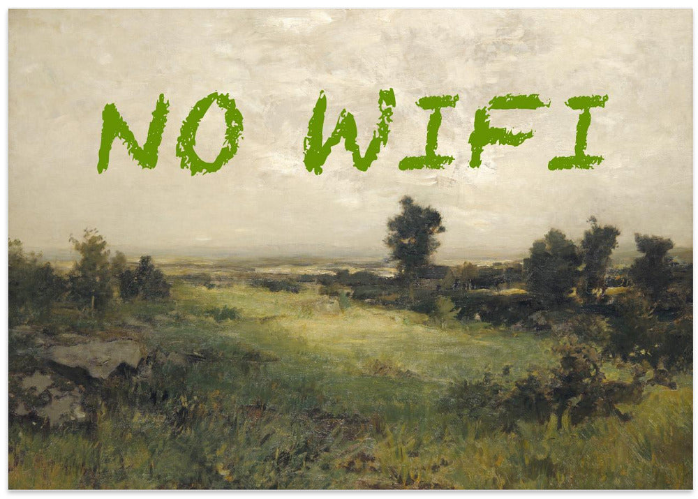 No WiFi / Oil Painting Landscape