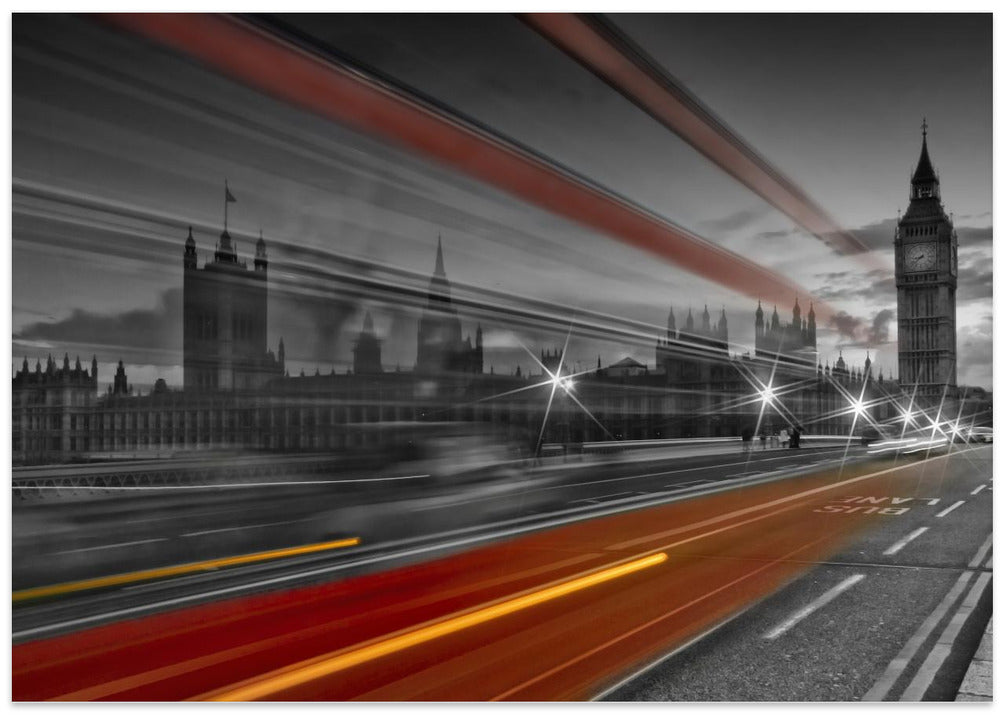 LONDON Westminster Bridge Traffic