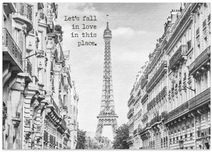 Art Prints of Let's fall in love