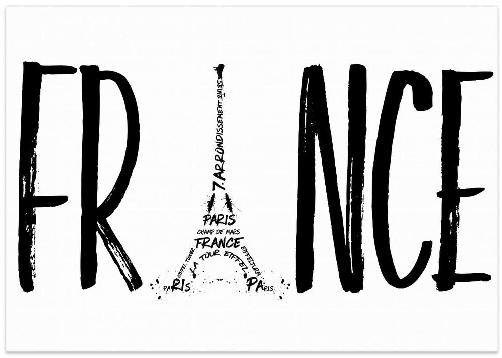 FRANCE Typography