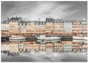 Art Prints of COPENHAGEN VINTAGE Nyhavn Idyllic Evening Impression