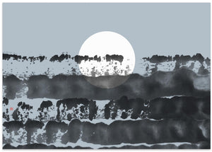 Art Prints of Hidden Moon N°5 | Behind the Horizon