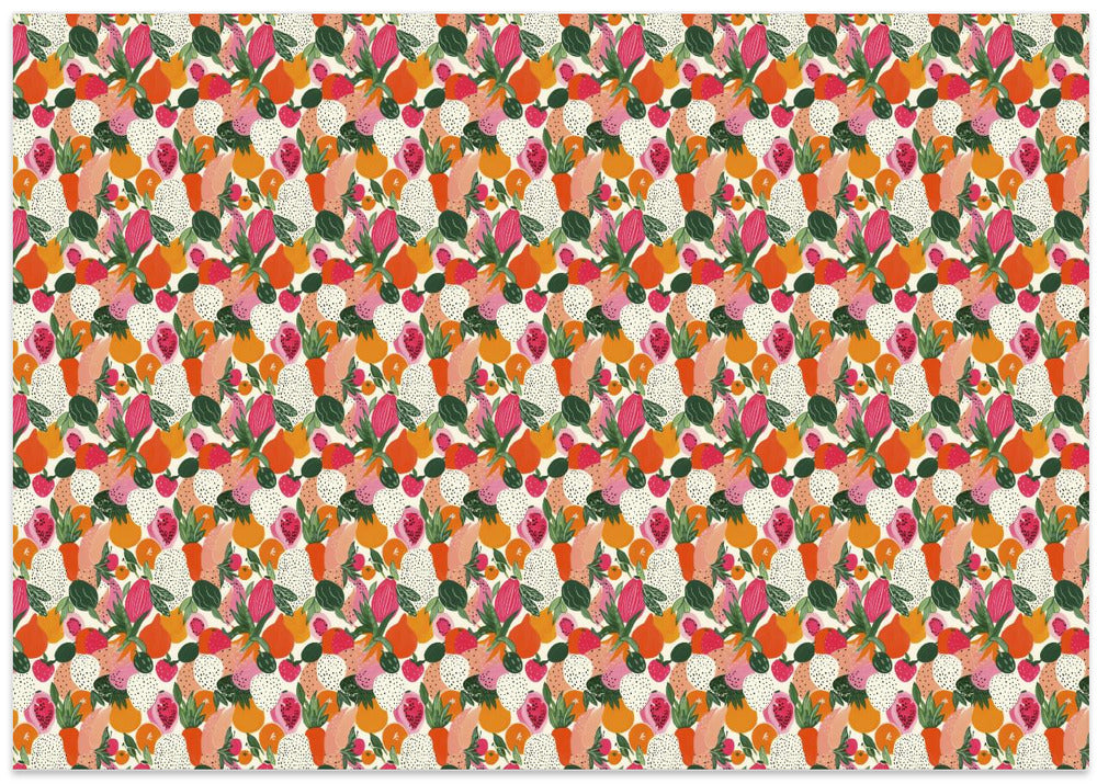 Art Prints of Fresh fruits pattern 3