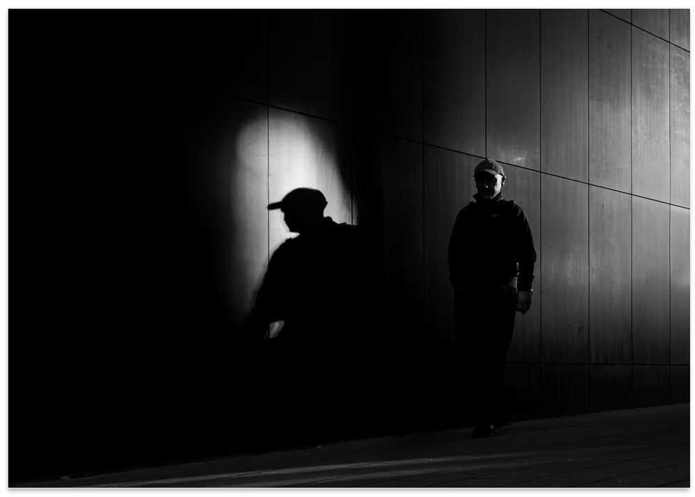 Street lights and shadows