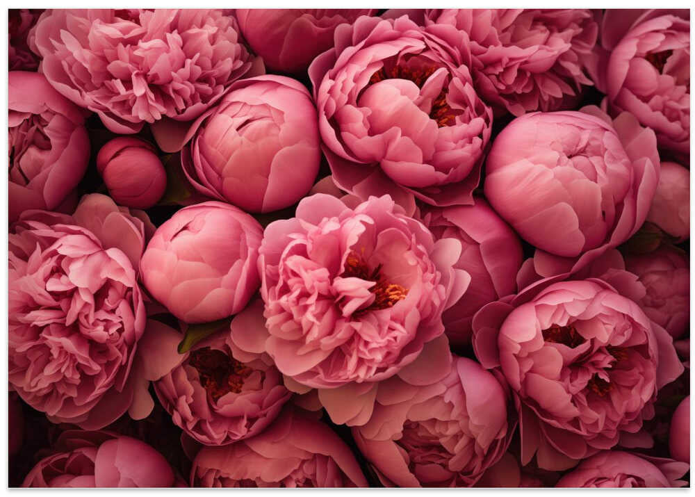 Blossom Cascade Floral Beauty Coral