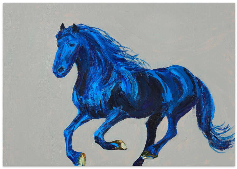 A Blue Horse