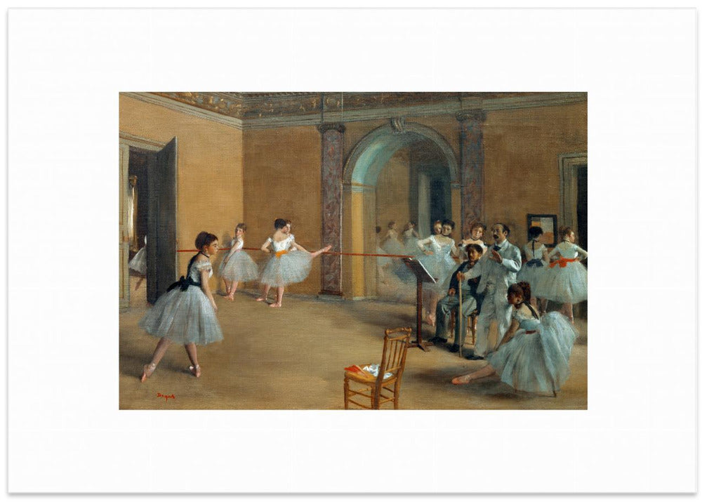 The Dance Foyer At the Opera On the Rue Le Peletier No.2