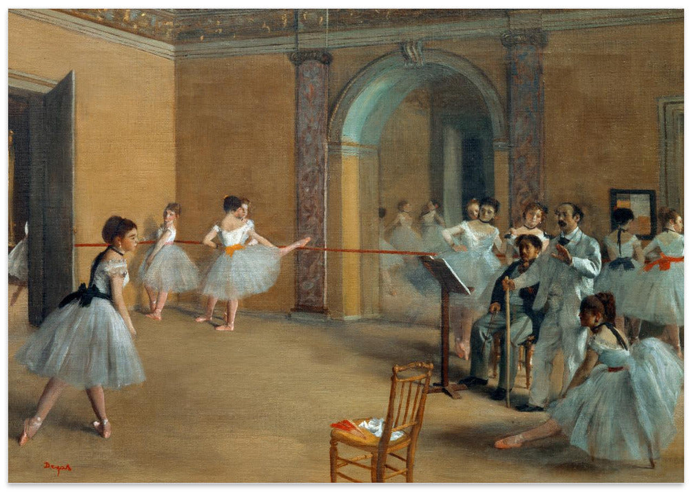 The Dance Foyer At the Opera On the Rue Le Peletier