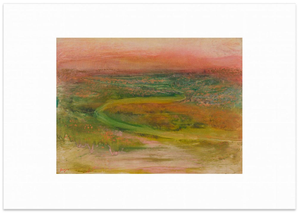 S Shaped Path In an Abstracted Landscape No.2