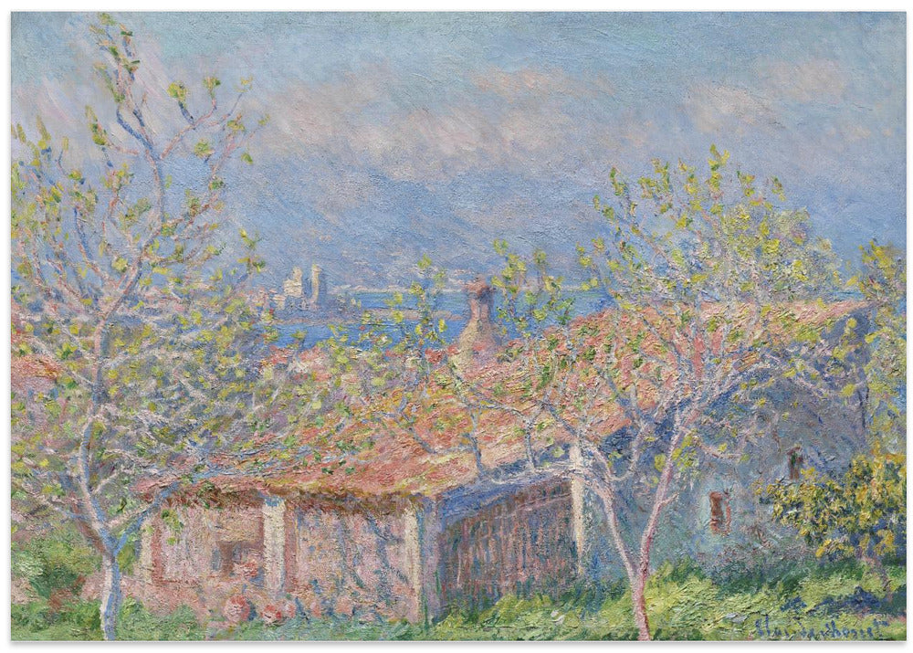 Gardener's House At Antibes (1888) By Claude Monet
