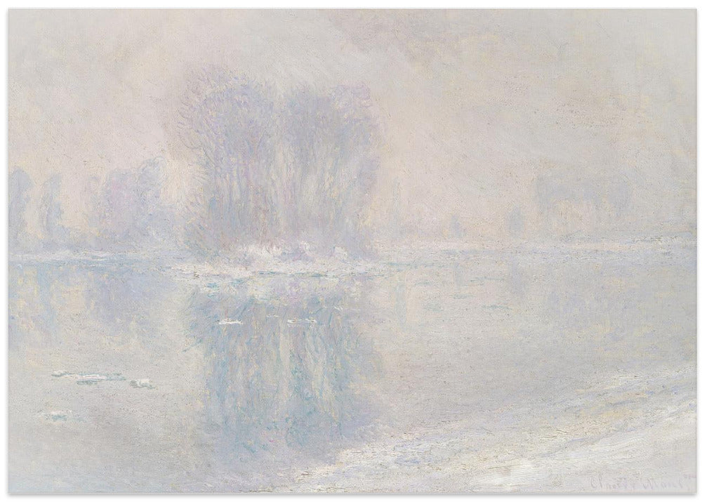 Ice Floes (1893) By Claude Monet