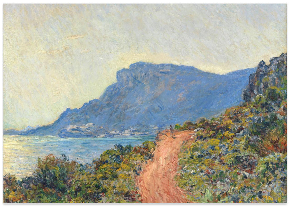 La Corniche Near Monaco (1884) By Claude Monet