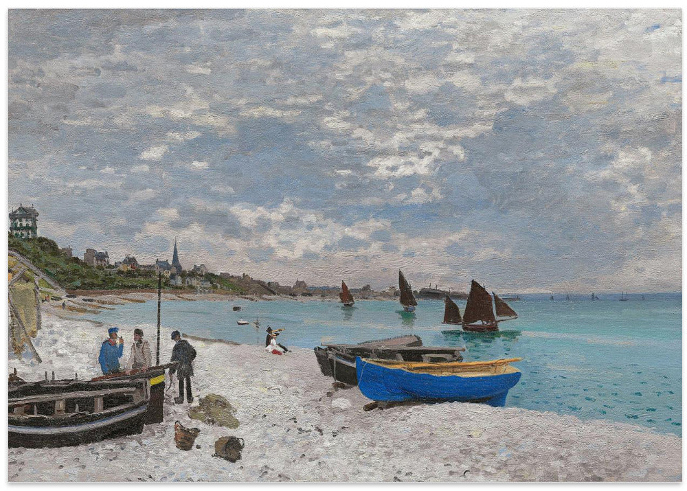 The Beach At Sainte Adresse (1867)