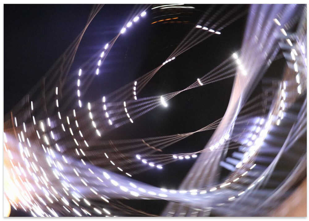 Whirling Luminescence