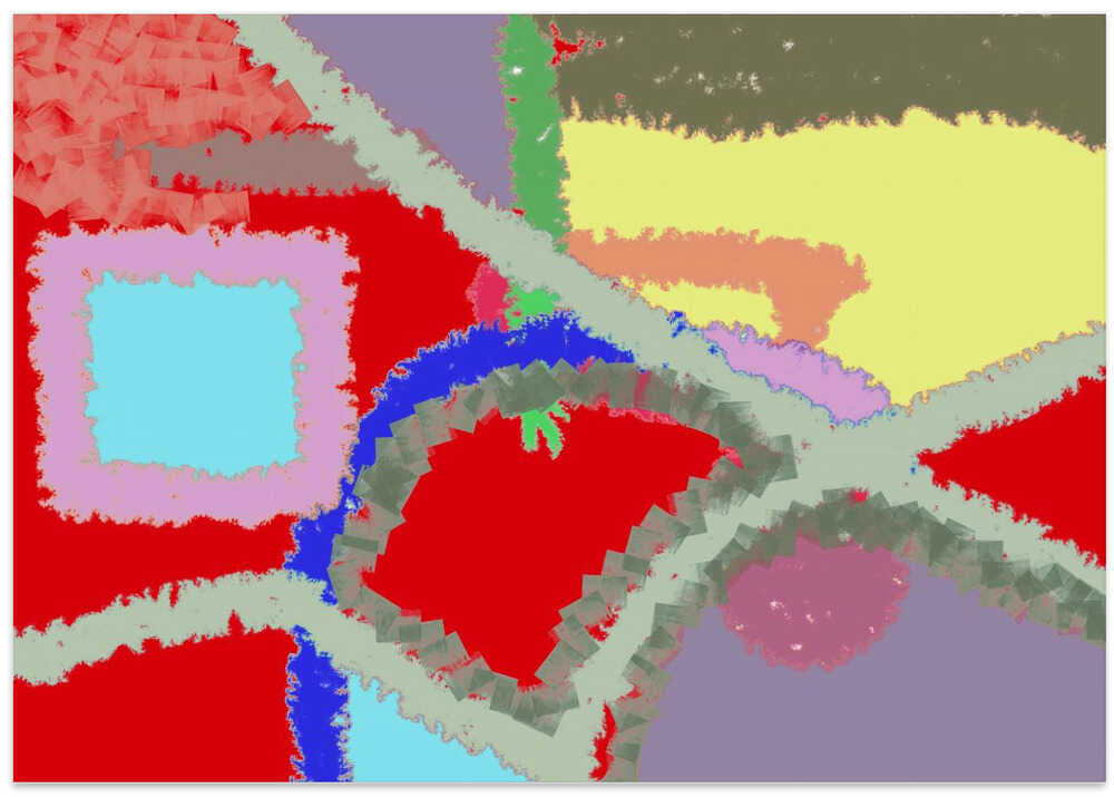 Vivid Patchwork Maze