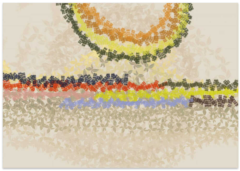 Colorful Mosaic Waves