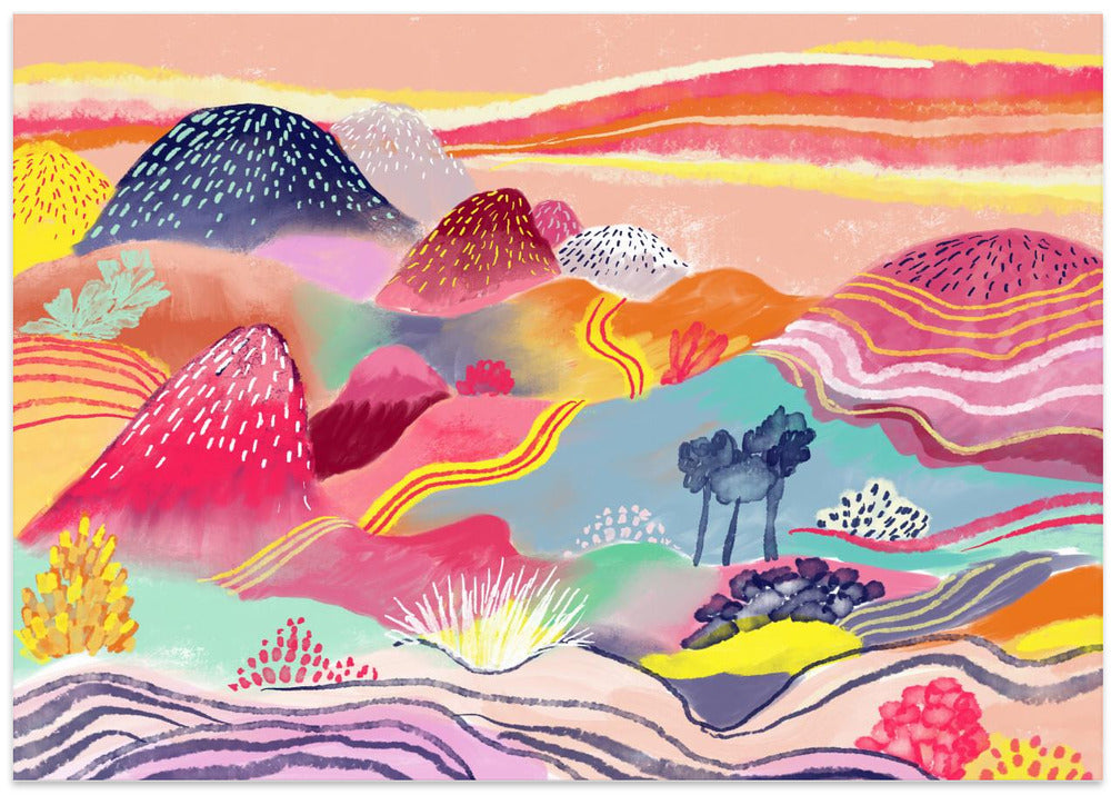 Dreamy Hills Landscape