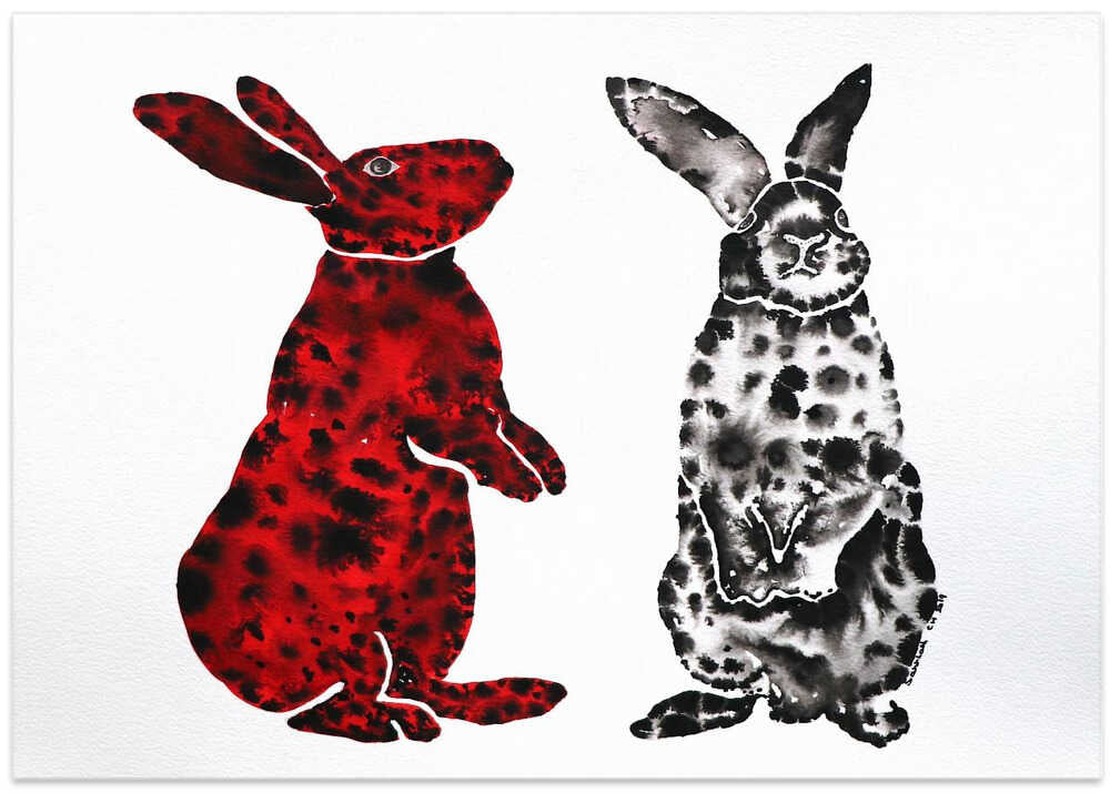 Spotted Hues: Rabbits