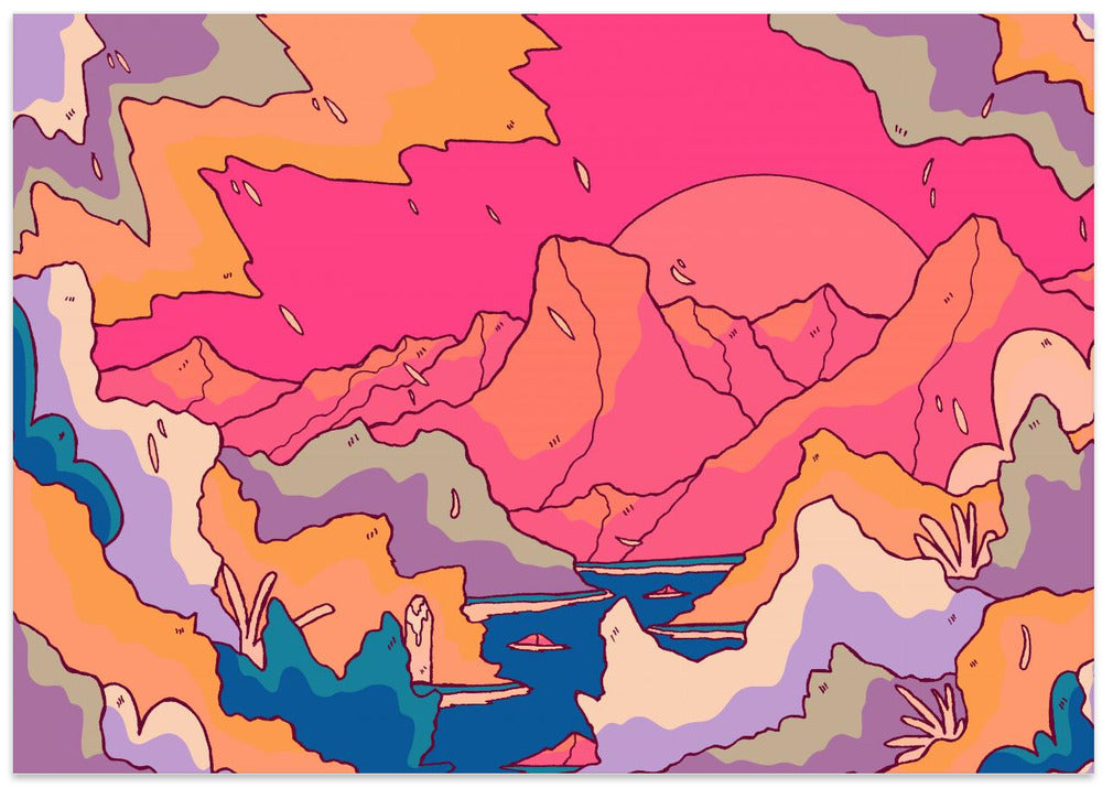 Morning in the mountains