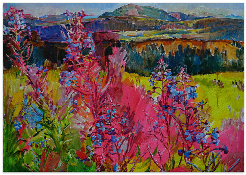 Flowers in the mountains