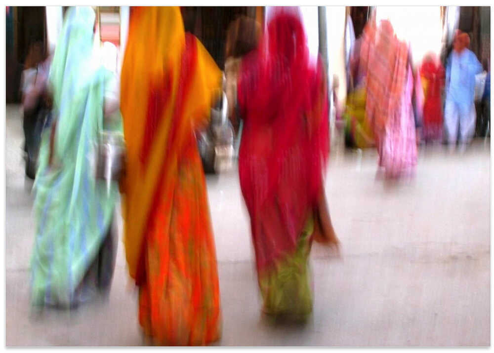 in the street of Deoghar, India