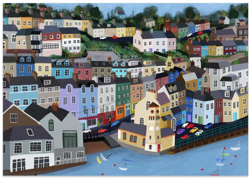 Lovely Cobh, Ireland by Irish Artist Carla Daly