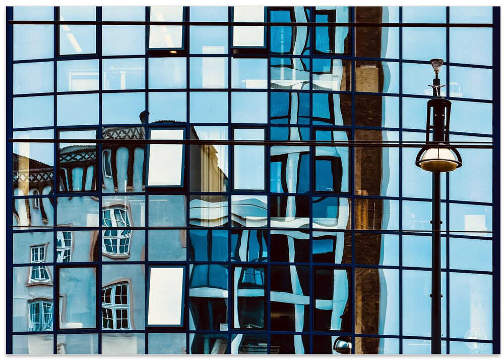 Reflections in glass - Rostock, Germany