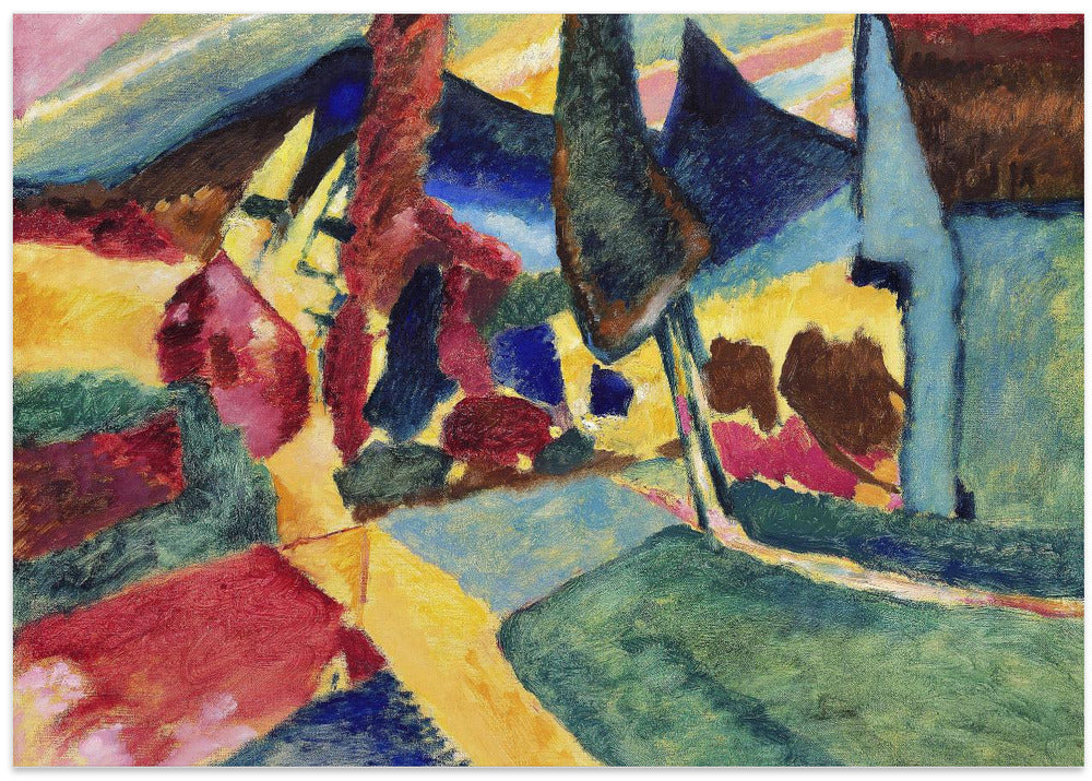 Landscape With Two Poplars (1912)