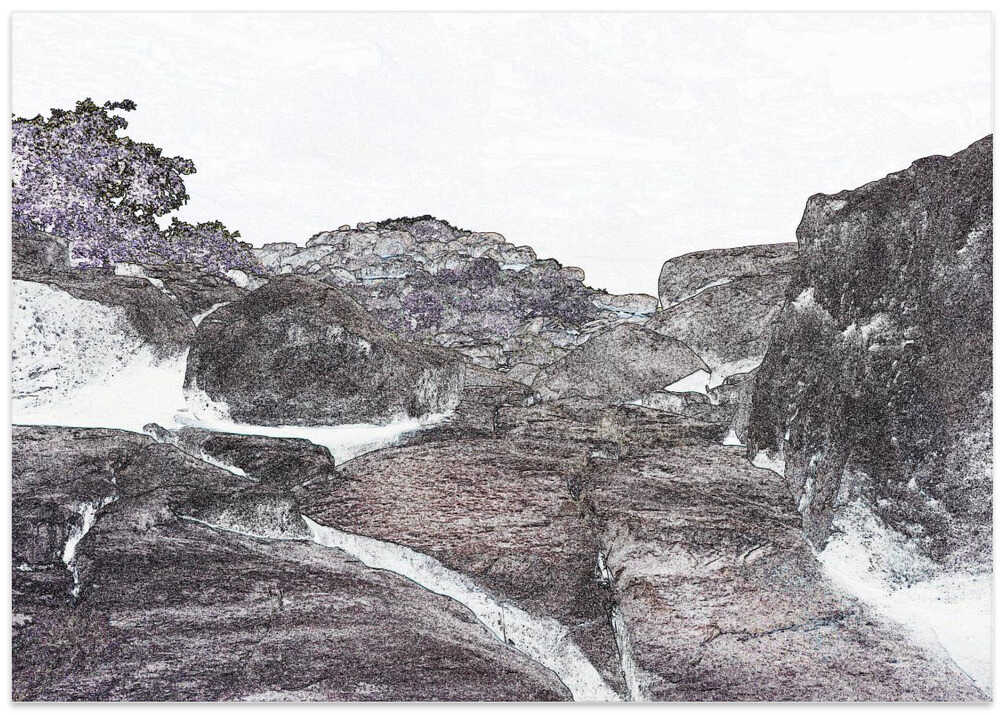 Rocky Terrain Scene