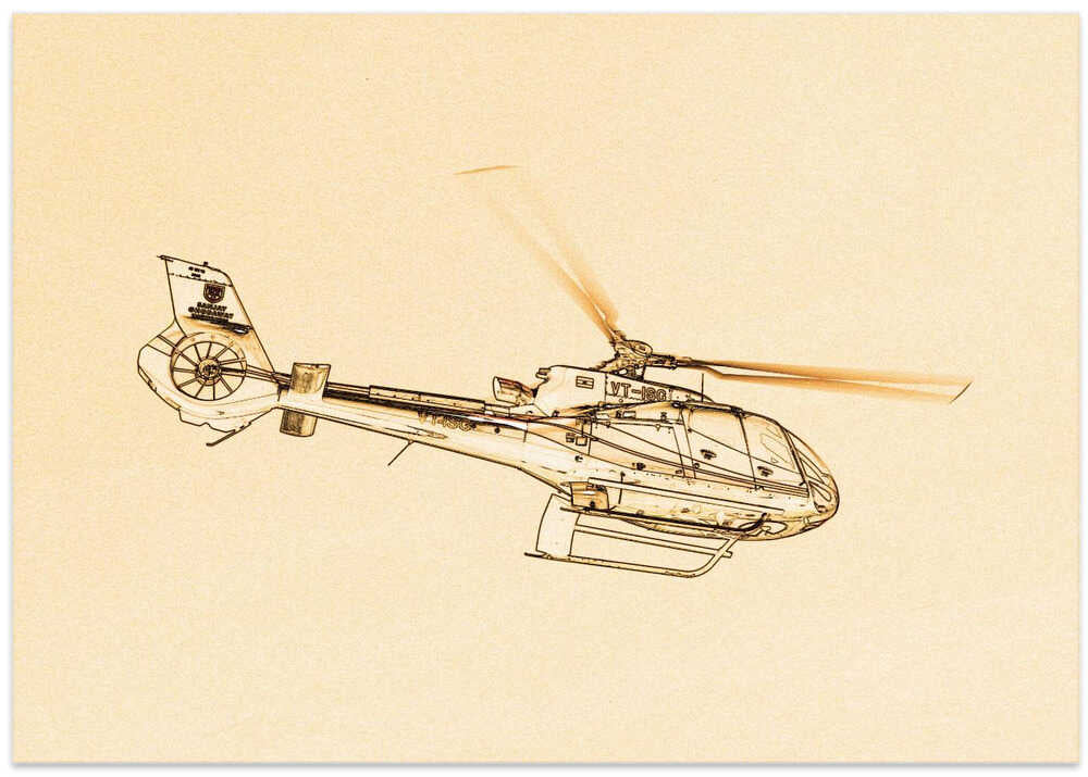 Copter in Flight