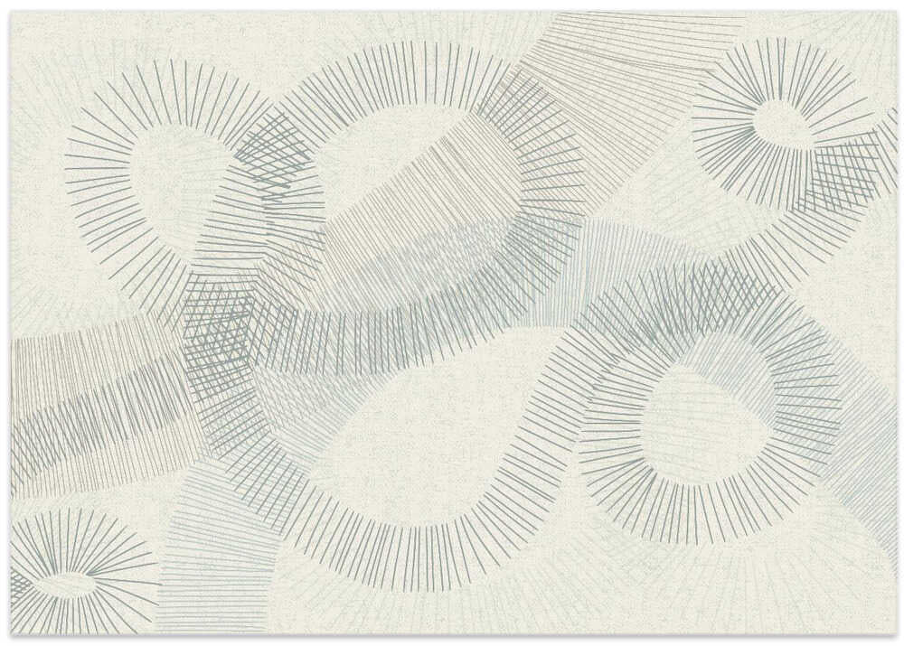 calming essentials Curved Lines blue